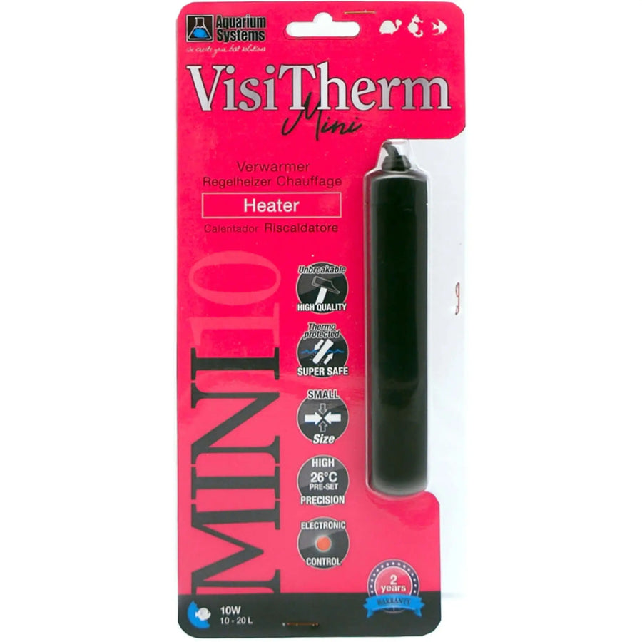Buy Aquarium Systems VisiTherm Mini Heater 10W (1HAV910) Online at £18.29 from Reptile Centre