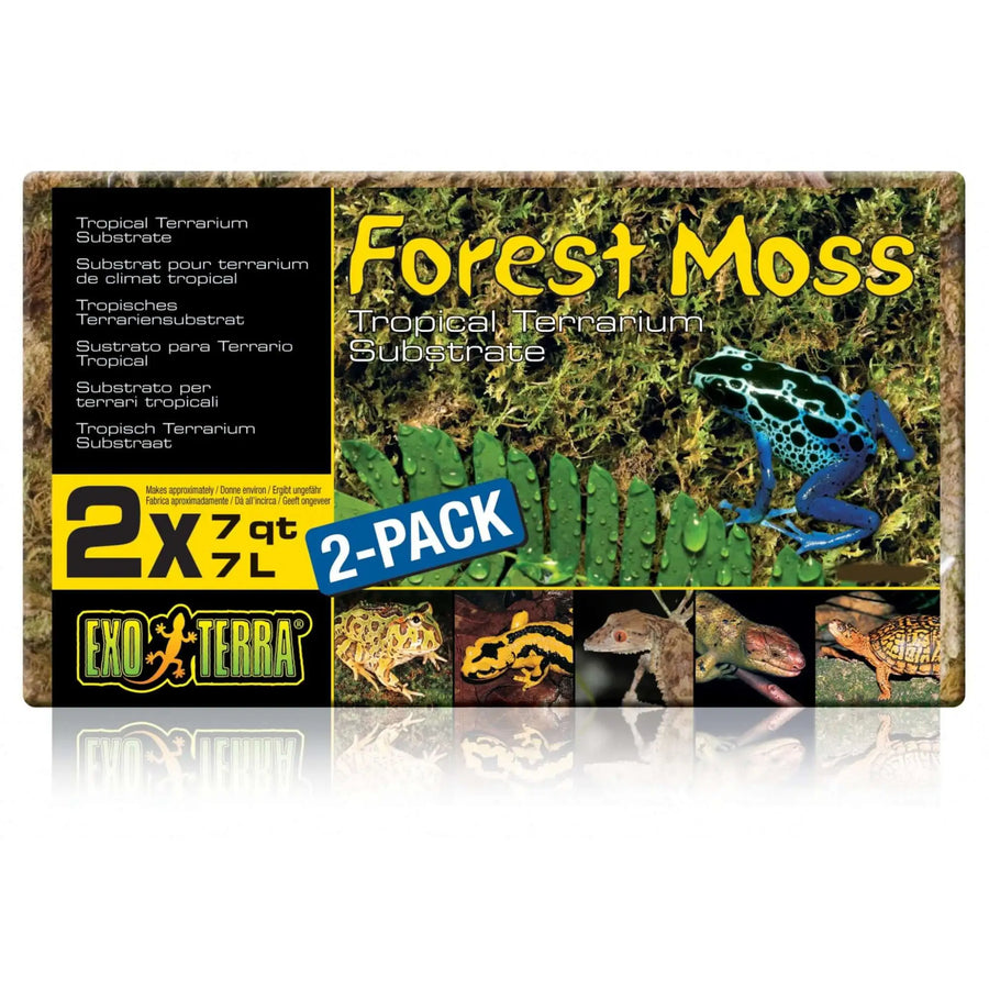 Buy Exo Terra Forest Moss 2x7L pack (SHM005) Online at £7.89 from Reptile Centre