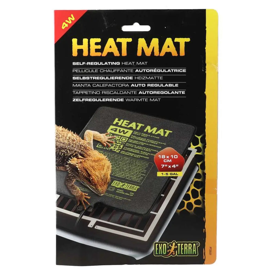 Exo Terra Heat Mat Self Regulating Ptc 6X11’’ 6W Heating