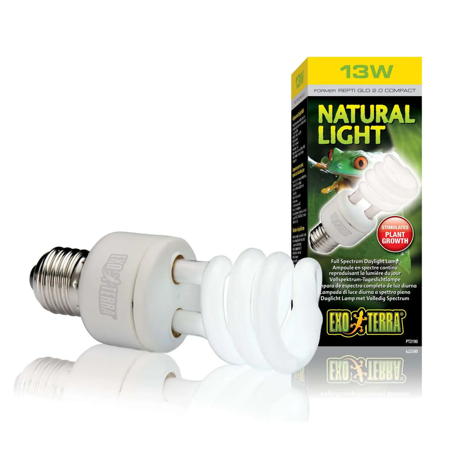 Buy Exo Terra Natural Light Compact Lamp (LHC213) Online at £24.49 from Reptile Centre