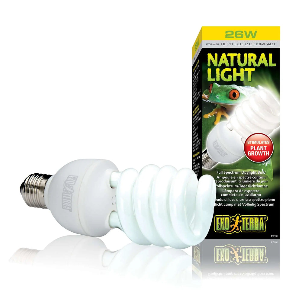 Buy Exo Terra Natural Light Compact Lamp (LHC214) Online at £27.49 from Reptile Centre