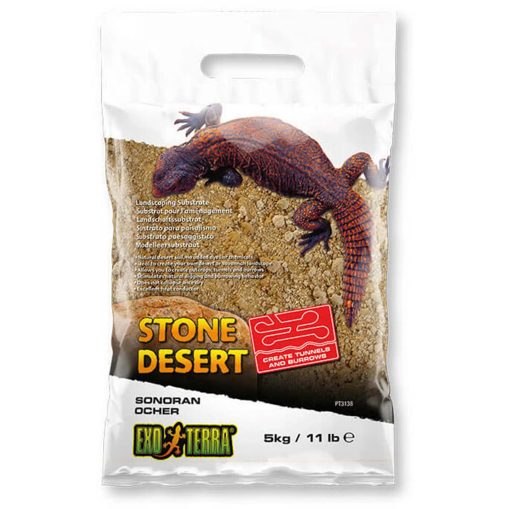Buy Exo Terra Stone Desert Substrate Ocher (SHD215) Online at £8.99 from Reptile Centre