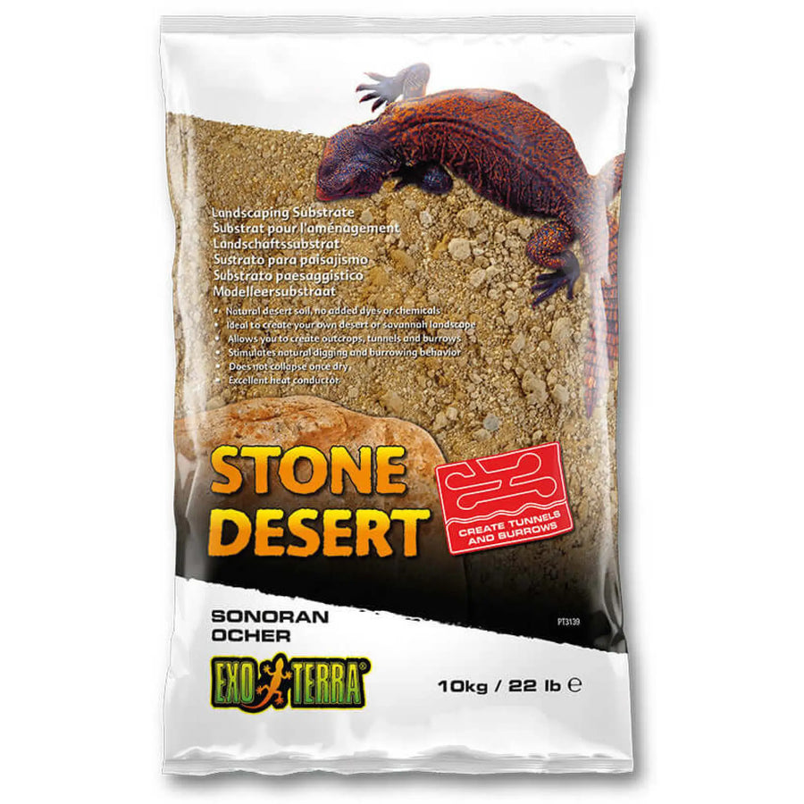Buy Exo Terra Stone Desert Substrate Ocher (SHD210) Online at £15.19 from Reptile Centre