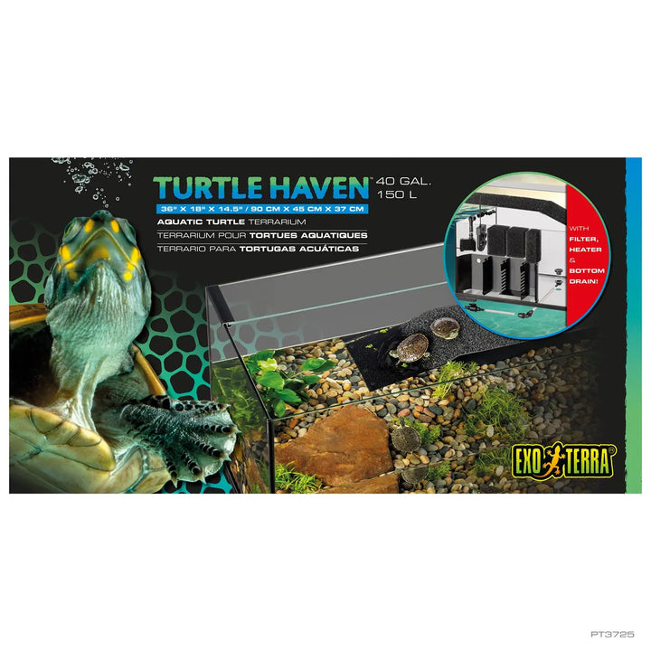 Exo Terra Turtle Haven Terrarium - 90x45x37cm