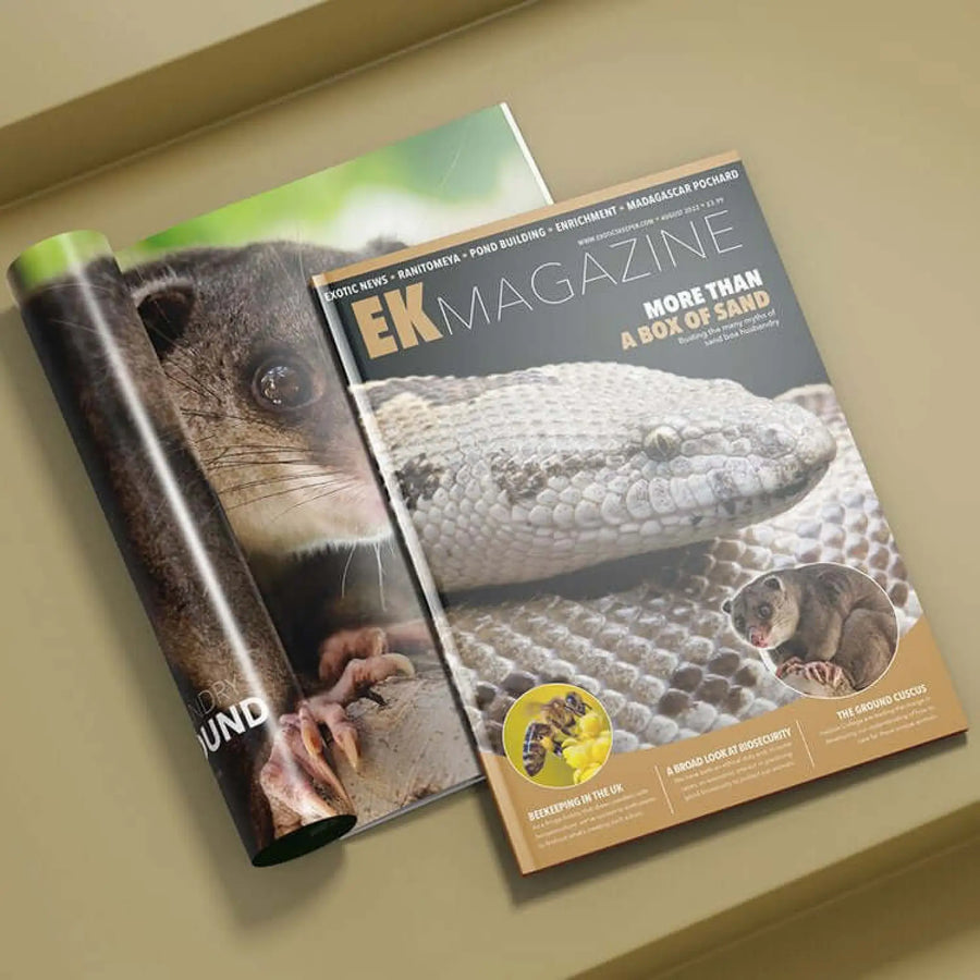 Buy Exotics Keeper Magazine #22 August 2022 (Q-IEK022) Online at £3.99 from Reptile Centre
