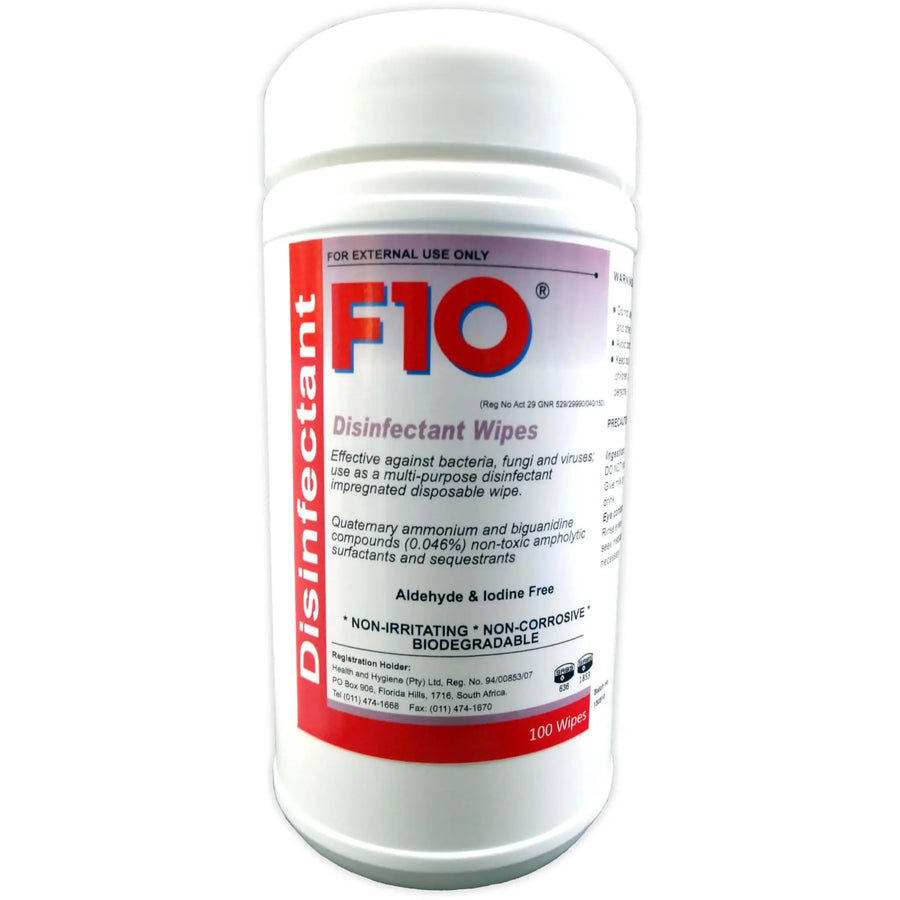 Buy F10 Disinfectant Wipes (VFD300) Online at £11.89 from Reptile Centre