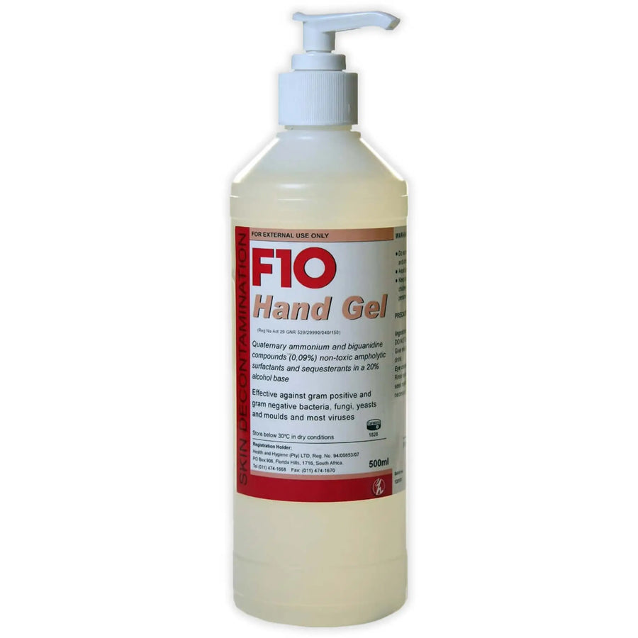 Buy F10 Hand Gel 500ml (VFD405) Online at £13.59 from Reptile Centre