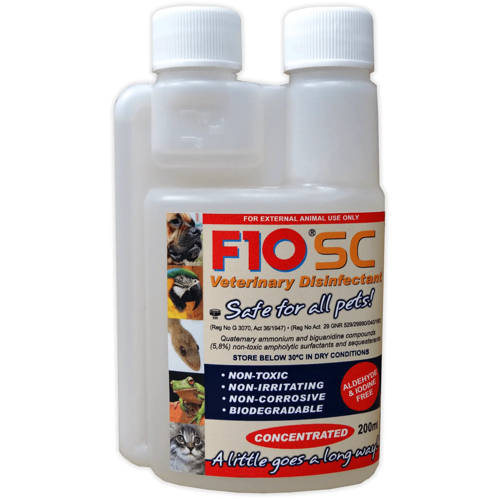 Buy F10 SC Veterinary Disinfectant (VFD115) Online at £20.79 from Reptile Centre
