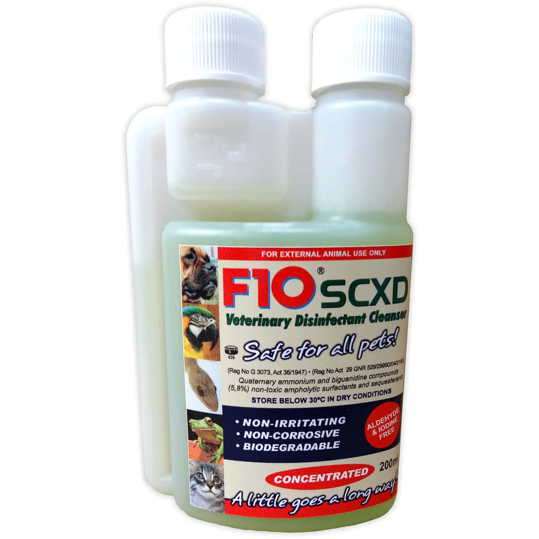 Buy F10 SCXD Veterinary Disinfectant Cleanser (VFD205) Online at £20.79 from Reptile Centre