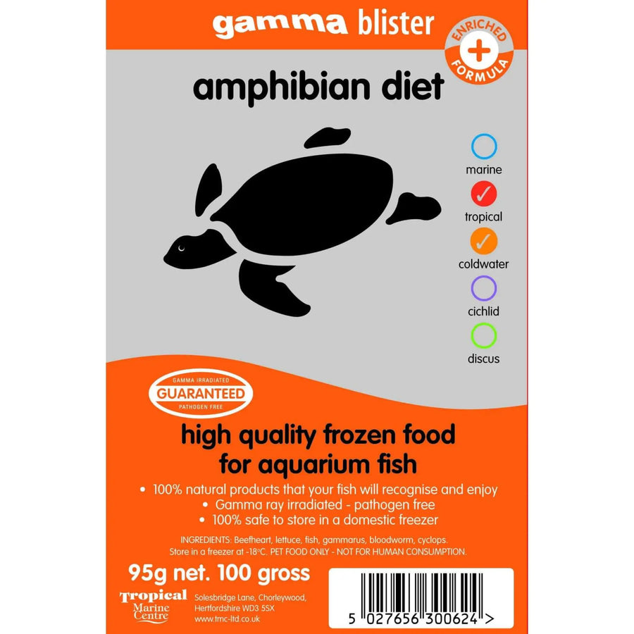 Buy Gamma Blister Amphibian Diet 95g (ZGF175) Online at £3.39 from Reptile Centre