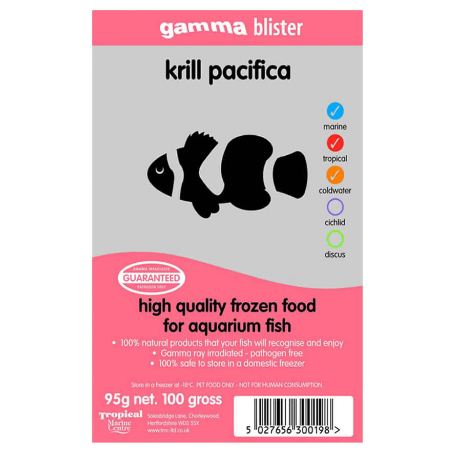 Buy Gamma Blister Krill Pacifica 95g (ZGF140) Online at £2.79 from Reptile Centre