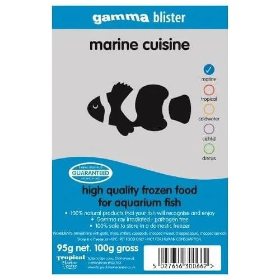 Buy Gamma Blister Marine Cuisine 100g (ZGF151) Online at £3.89 from Reptile Centre