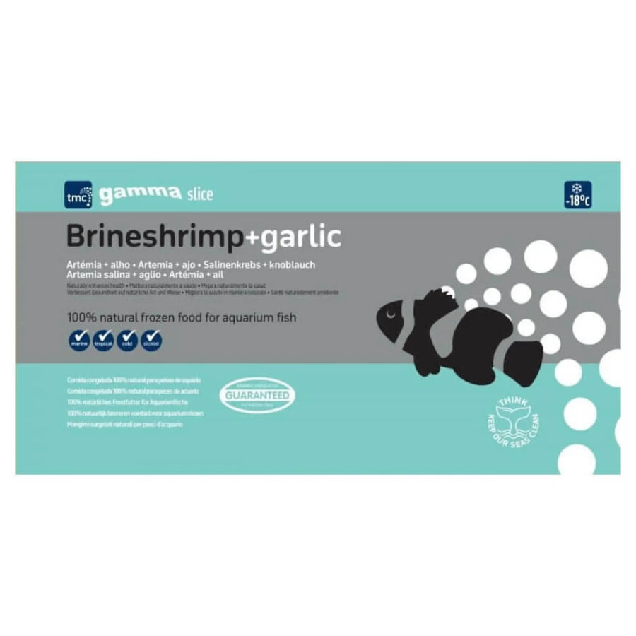Buy Gamma Slice Brineshrimp + Garlic 250g (ZGF432) Online at £6.59 from Reptile Centre
