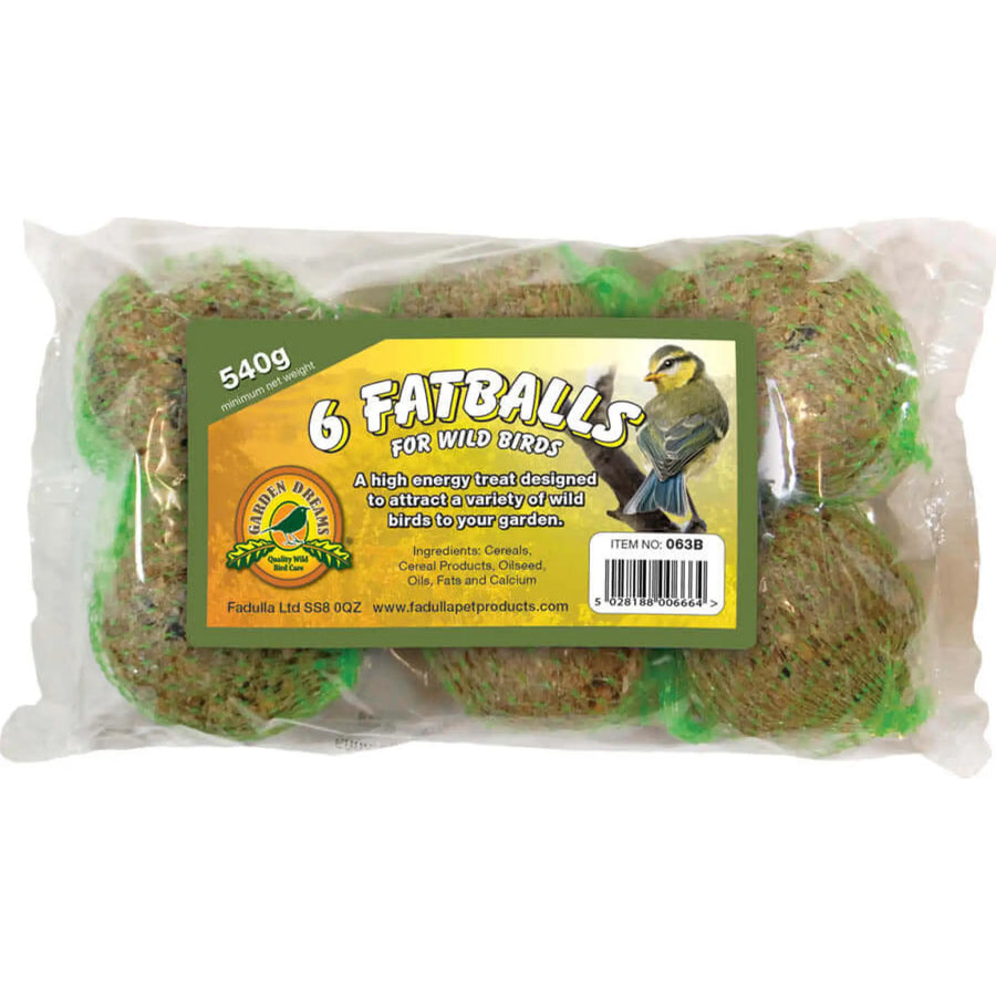 Buy Garden Dreams Fat Balls 6 Pack Small (2FG002) Online at £1.19 from Reptile Centre