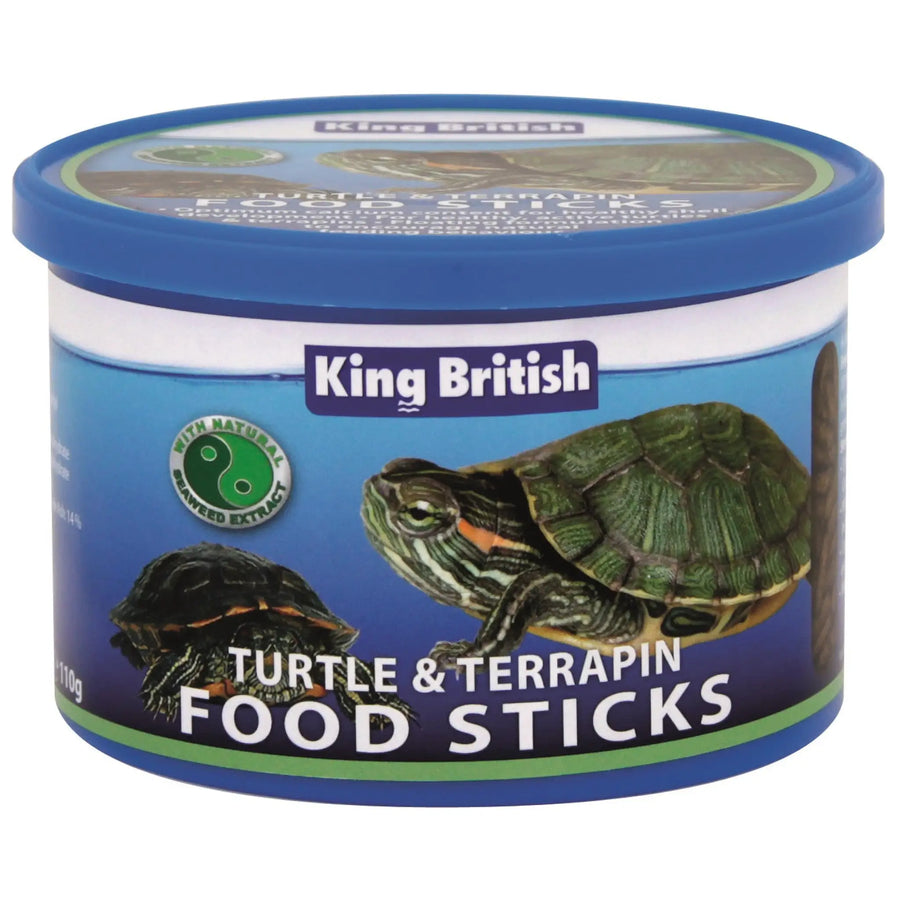 Buy King British Turtle Food Sticks 110g (FKT205) Online at £7.49 from Reptile Centre