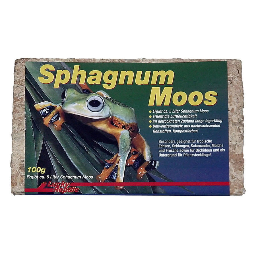 Buy Lucky Reptile Spaghnum Moss brick 100g (SLS005) Online at £8.19 from Reptile Centre