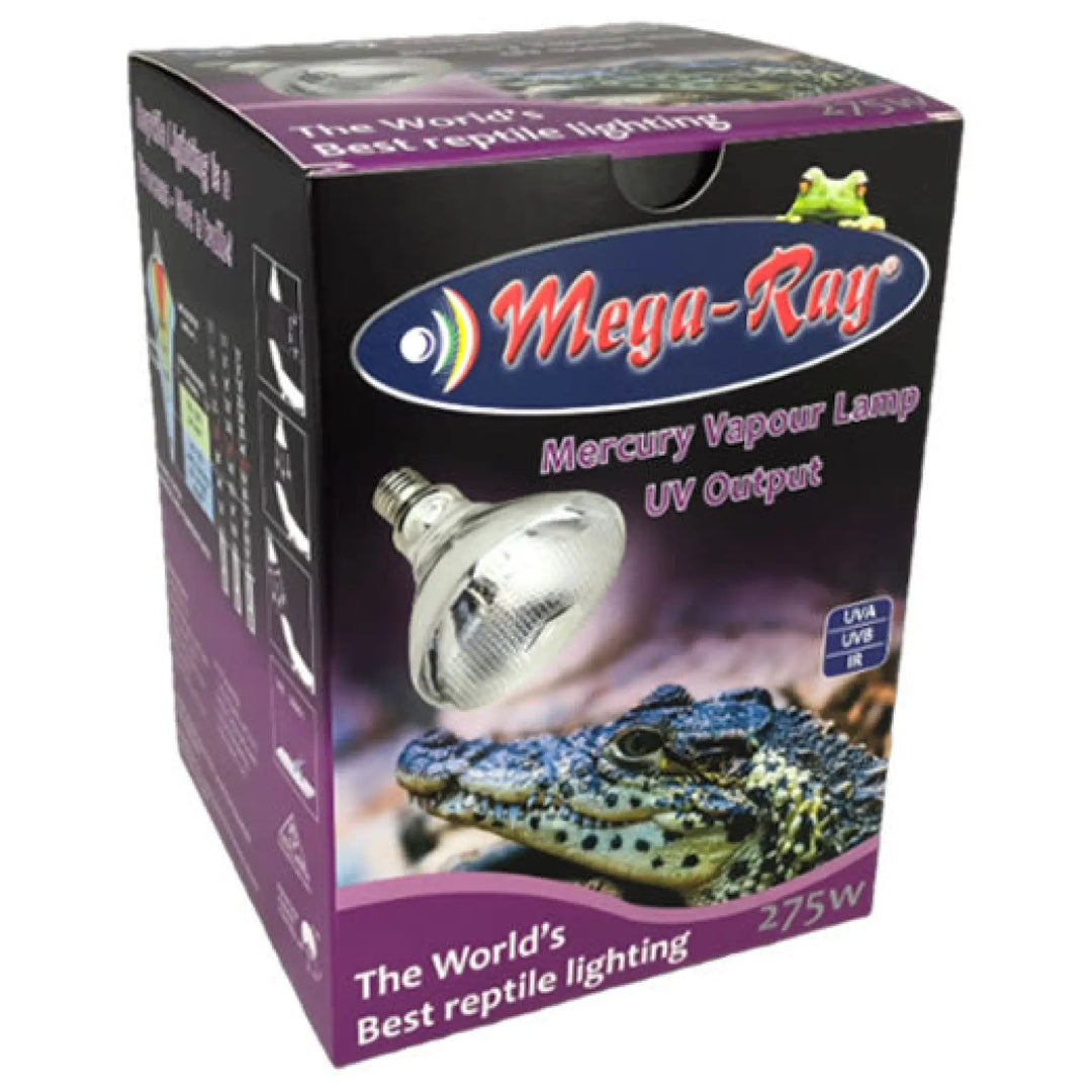 Buy Mega Ray Mercury Vapour (LRM275) Online at £56.49 from Reptile Centre