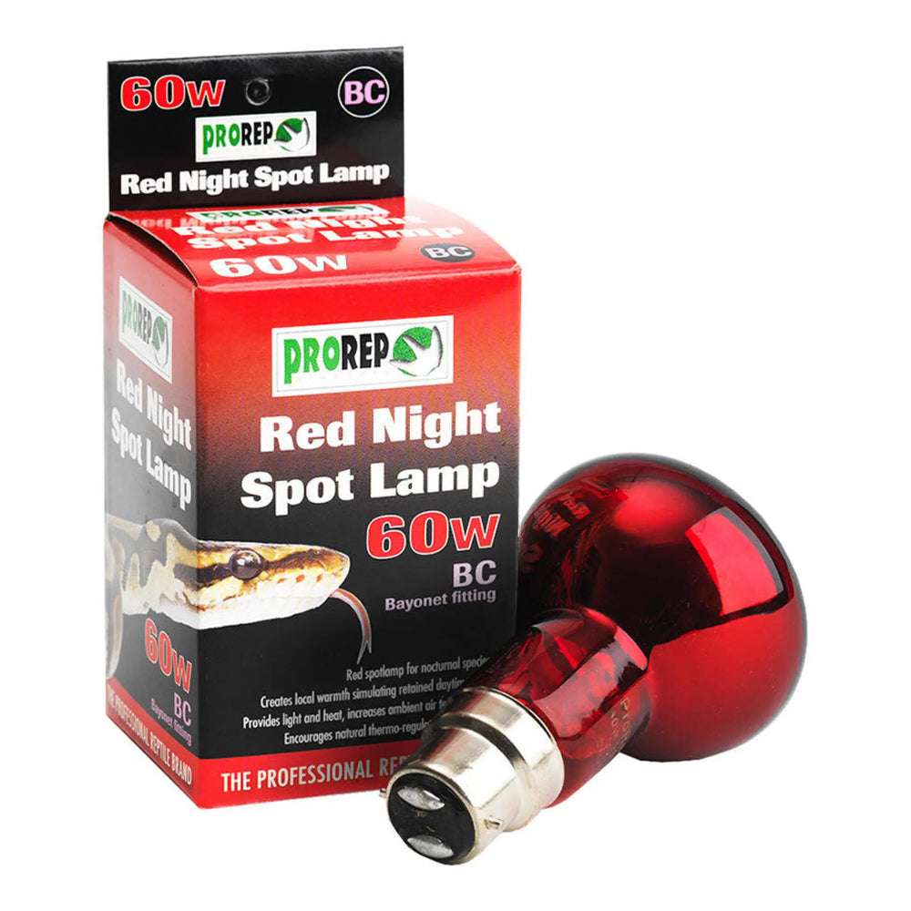 Buy ProRep Red Night Spot Bulb BC (Bayonet) (LMS230) Online at £4.49 from Reptile Centre