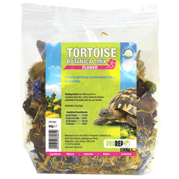 Buy ProRep Tortoise Botanical Flower Mix 60g (FPT301) Online at £3.29 from Reptile Centre