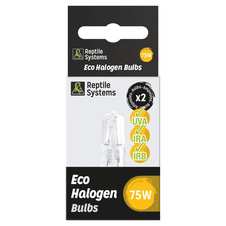 Reptile Systems Eco Halogen 2 Replacement Lamps White 75w