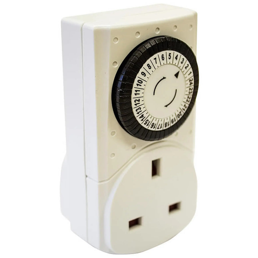 Buy SMJ Compact 24 Hour Mechanical Timer (CMT201) Online at £8.09 from Reptile Centre