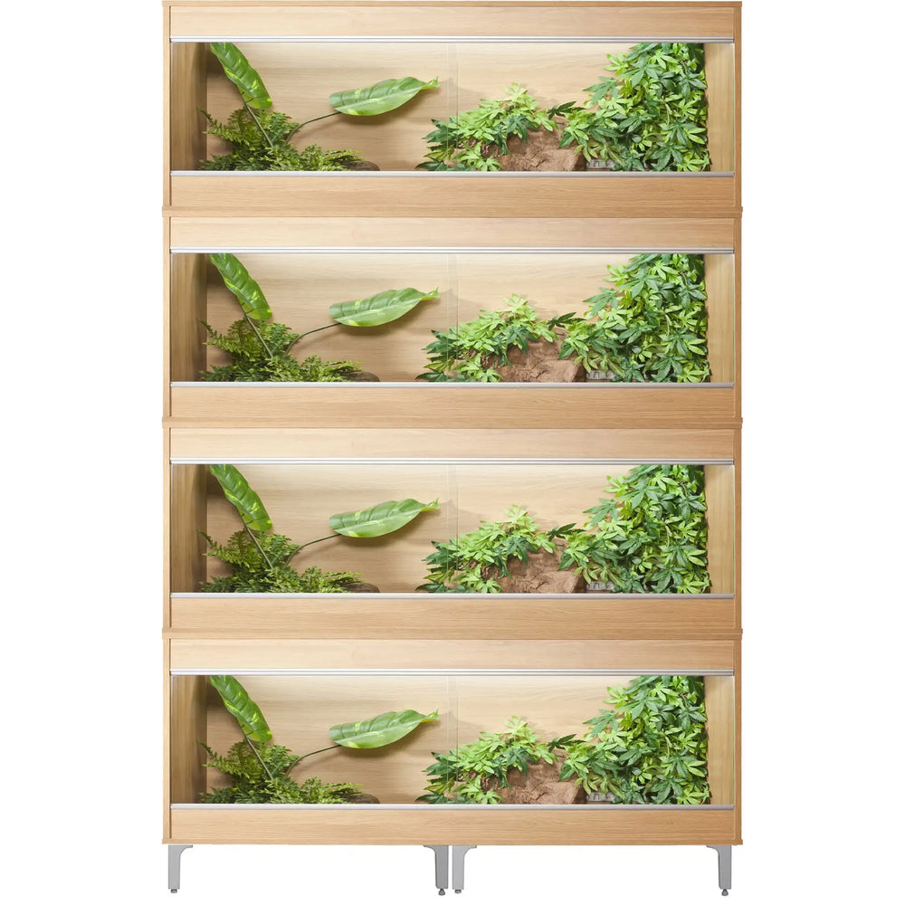 Buy Vivexotic Repti-Home 4-Stack Vivariums - Large with Feet 115cm (TVV191|TVV191|TVV191|TVV191|TVV902|TVV902|TVV902|TVV902) Online at £412.36 from Reptile Centre