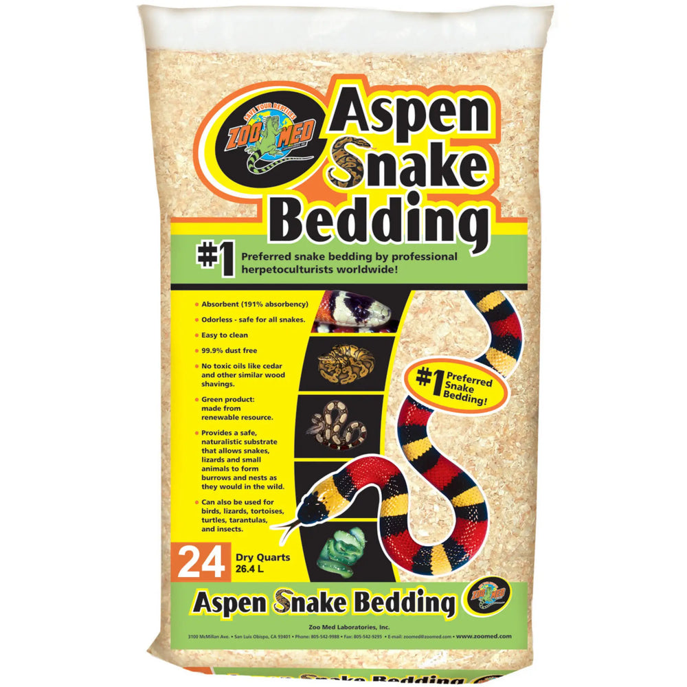 Buy Zoo Med Aspen Snake Bedding (SZA264) Online at £17.79 from Reptile Centre