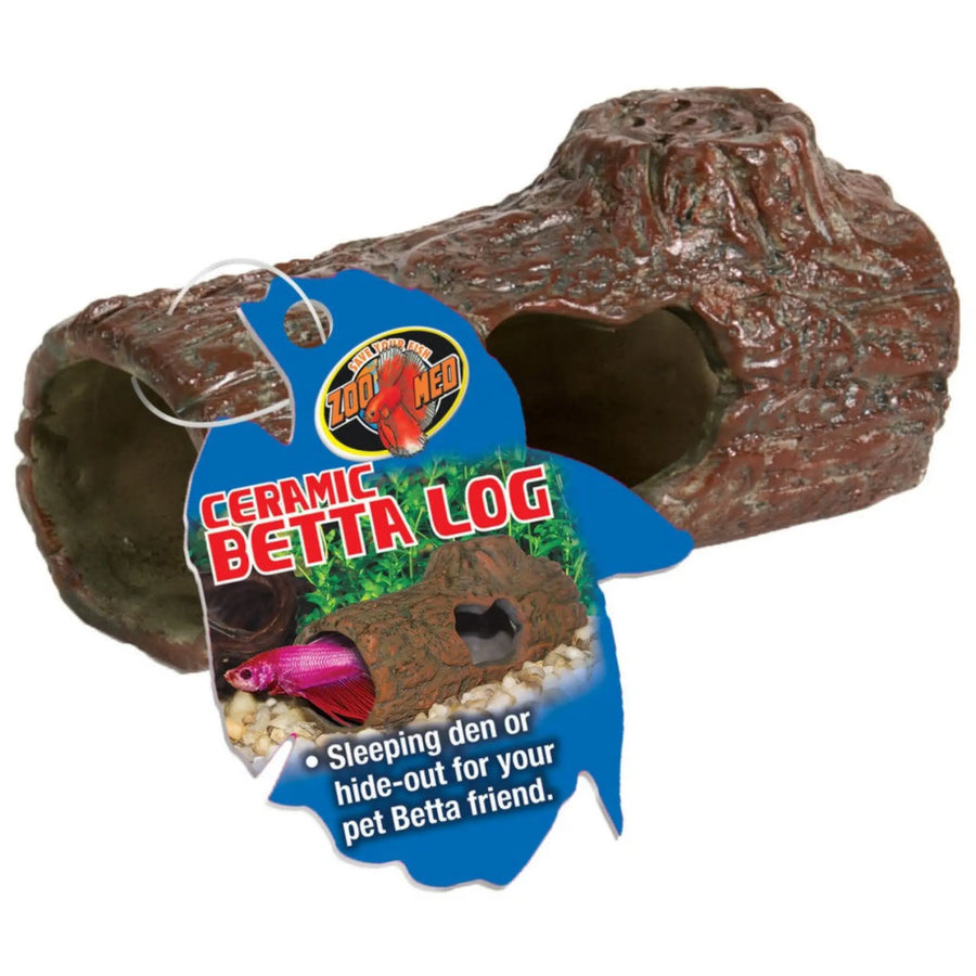 Buy Zoo Med Ceramic Betta Log (DZB040) Online at £4.22 from Reptile Centre