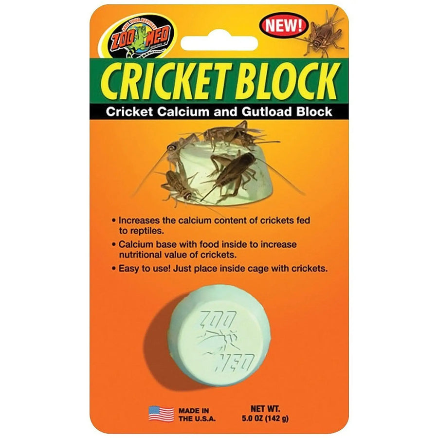 Buy Zoo Med Cricket Block: Calcium & Gutload Block (VZD190) Online at £3.19 from Reptile Centre