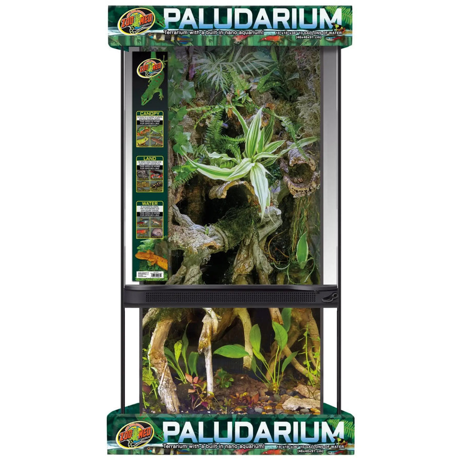 Buy Zoo Med Glass Paludarium 45x45x90cm (TZP010) Online at £222.49 from Reptile Centre