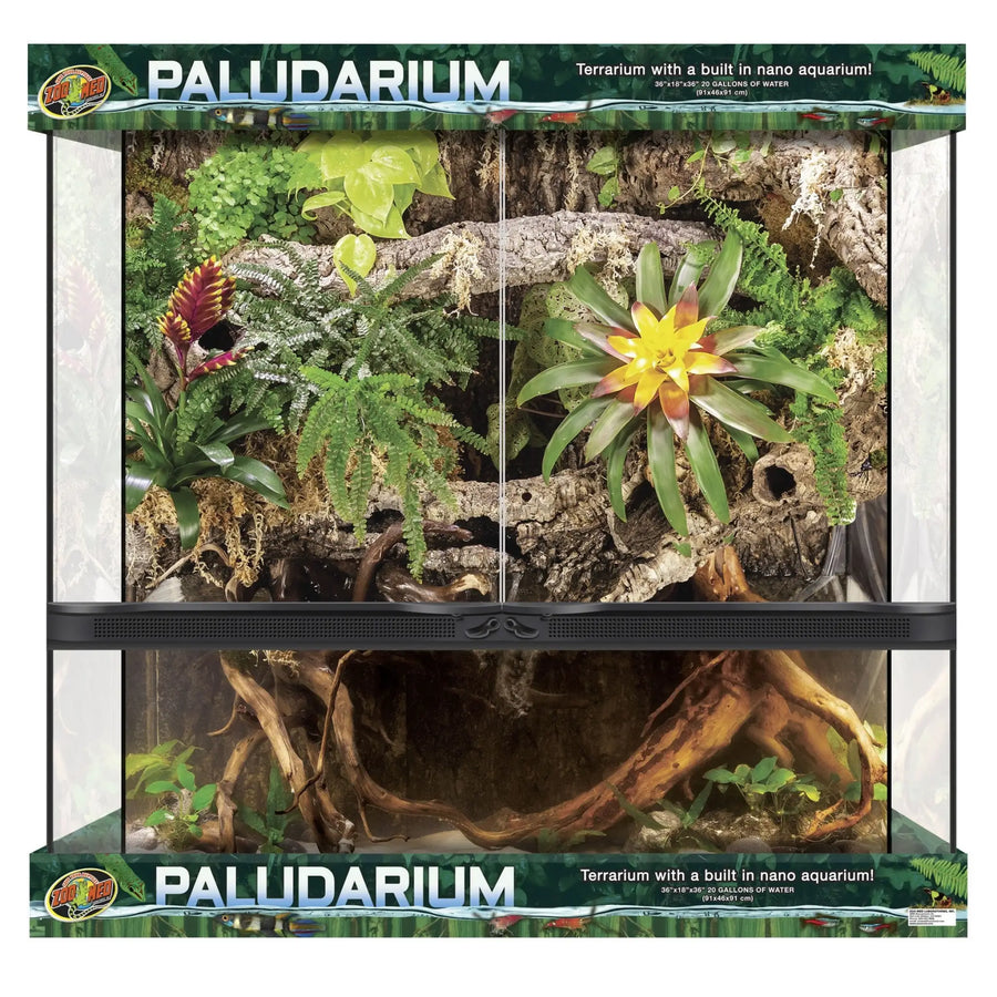 Buy Zoo Med Glass Paludarium 90x45x90cm (TZP036) Online at £320.79 from Reptile Centre
