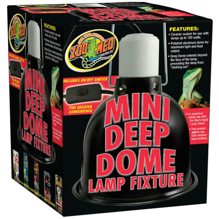 Buy Zoo Med Mini Deep Dome Lamp Fixture (LZB605) Online at £29.79 from Reptile Centre
