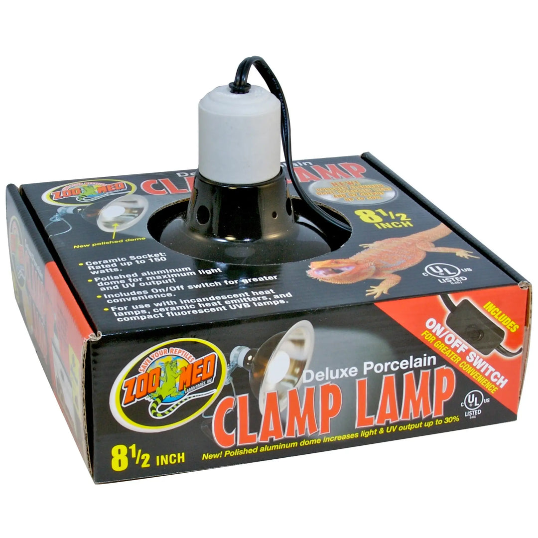Buy Zoo Med Porcelain Clamp Lamp (LZB208) Online at £28.29 from Reptile Centre