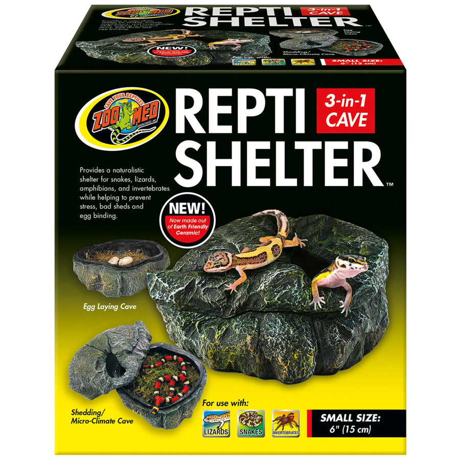 Buy Zoo Med Repti Shelter 3in1 Cave (DZR005) Online at £17.09 from Reptile Centre