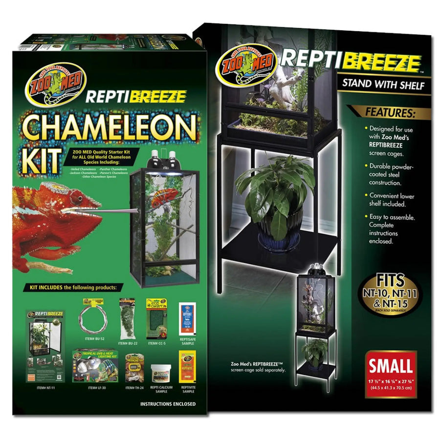 Buy Zoo Med ReptiBreeze Chameleon Kit & Stand (KZR055|TZR031) Online at £207.98 from Reptile Centre