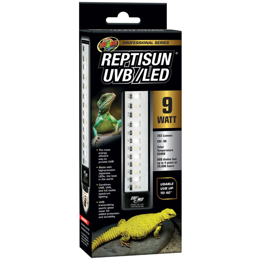 Buy Zoo Med Reptisun UVB LED 9w (LZA009) Online at £123.49 from Reptile Centre