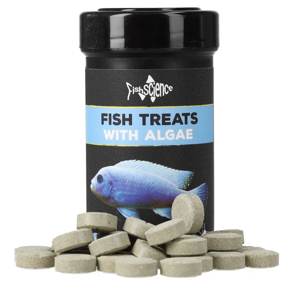 FS Fish Treats with Algae 50g opened