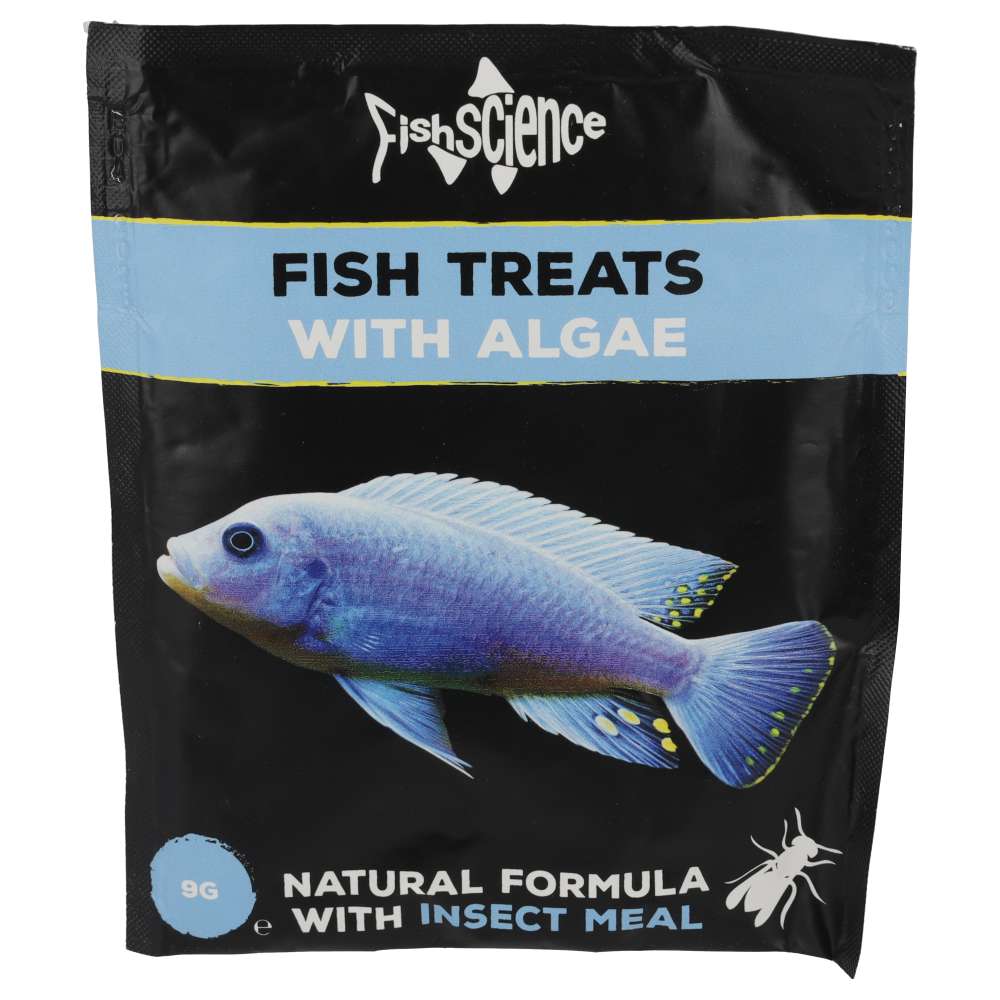 Fish Treats with Algae front of the sachet