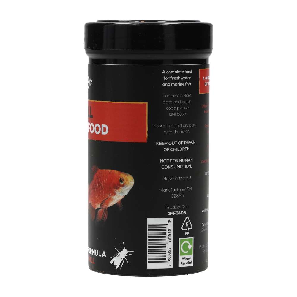 FishScience Krill Flake Food right side
