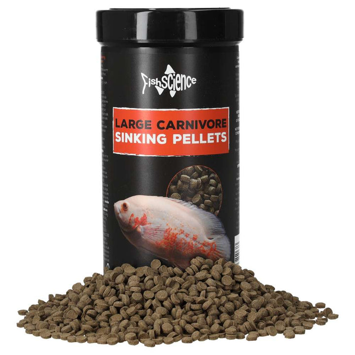 FishScience Large Carnivore Sinking Pellets unpacked