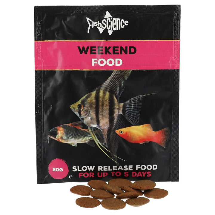 FishScience Weekend Food Sachet 9g open