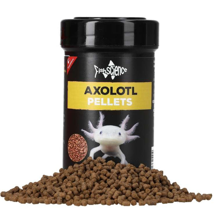 FishScience Axolotl Pellets opened