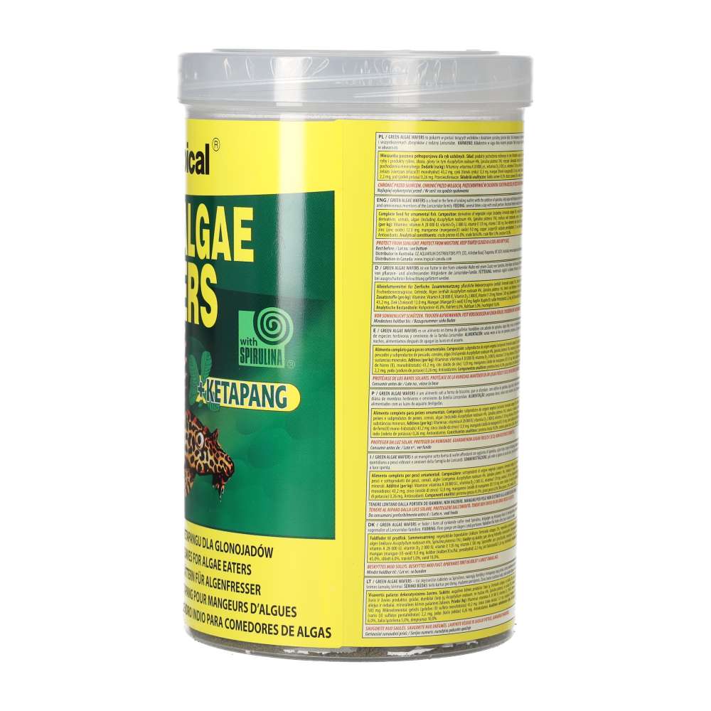Tropical Green Algae Wafers right side