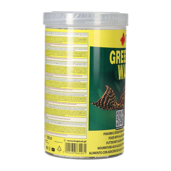 Tropical Green Algae Wafers left packaging
