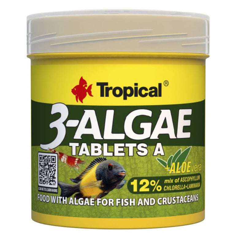 Tropical 3-Algae Tablets A 36g - front of the pack