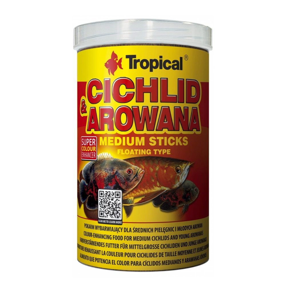 Tropical Cichlid & Arowana Medium Sticks  pot