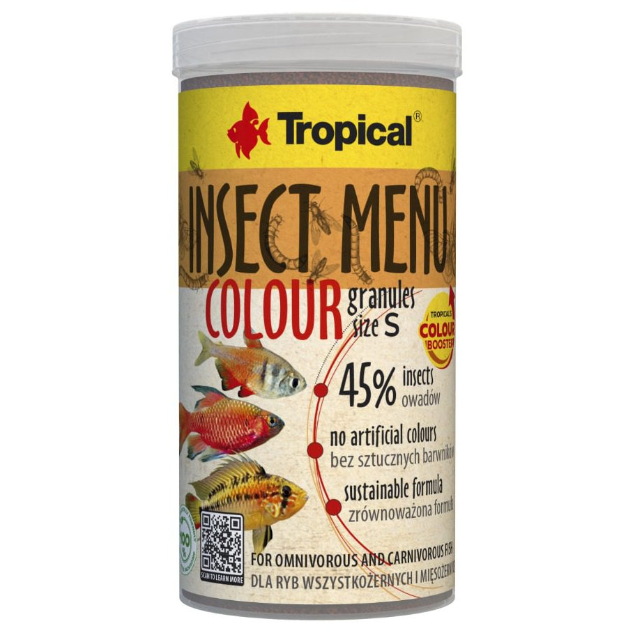 Tropical Insect Menu Colour granules size S packaging on a white background