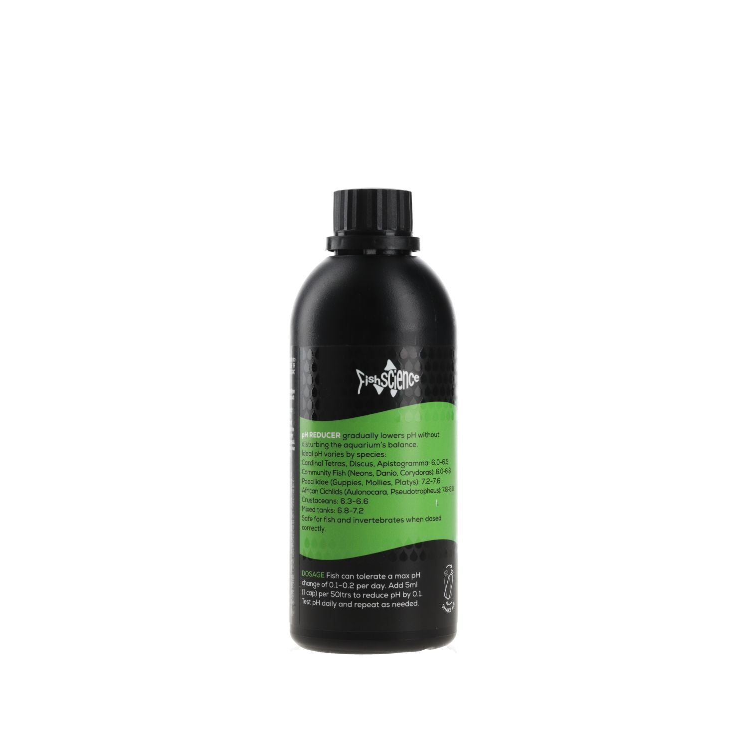 FS pH Reducer 250ml - side of the label 