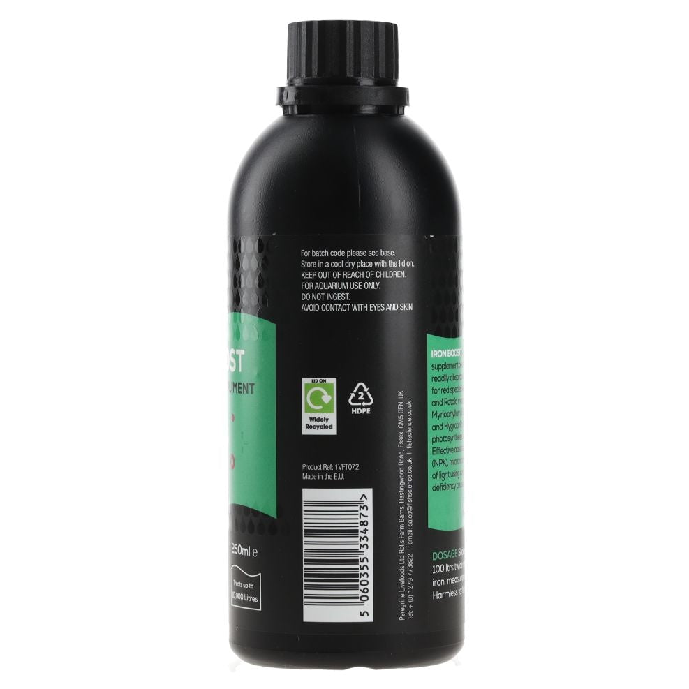 FS Iron Boost 250ml - back of the label