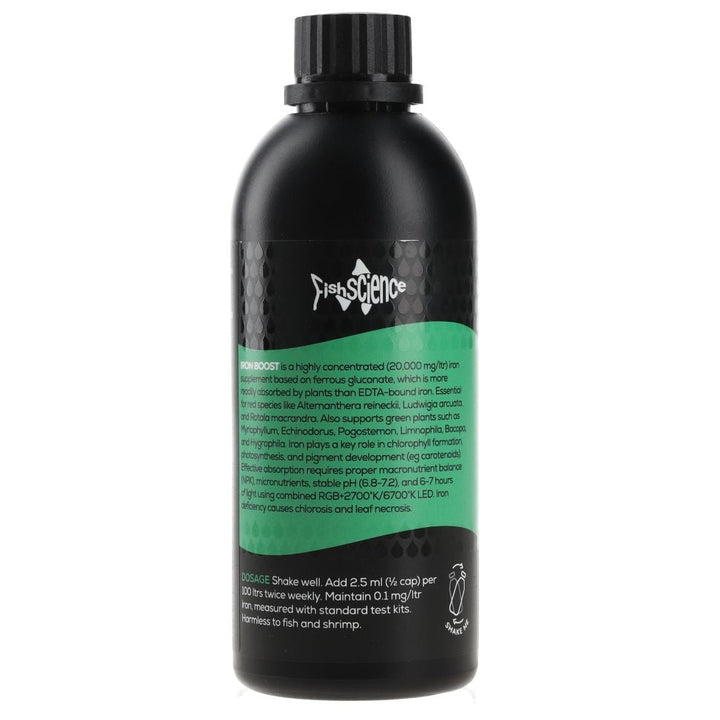 FS Iron Boost 250ml - otherside of the label
